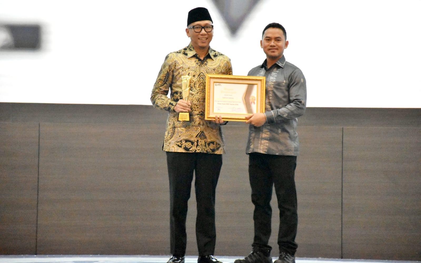 Gubernur Lampung Raih Penghargaan Tokoh Penggerak Ekonomi Agrikultur dan Ketahanan Pangan Nasional pada KWP Award 2026