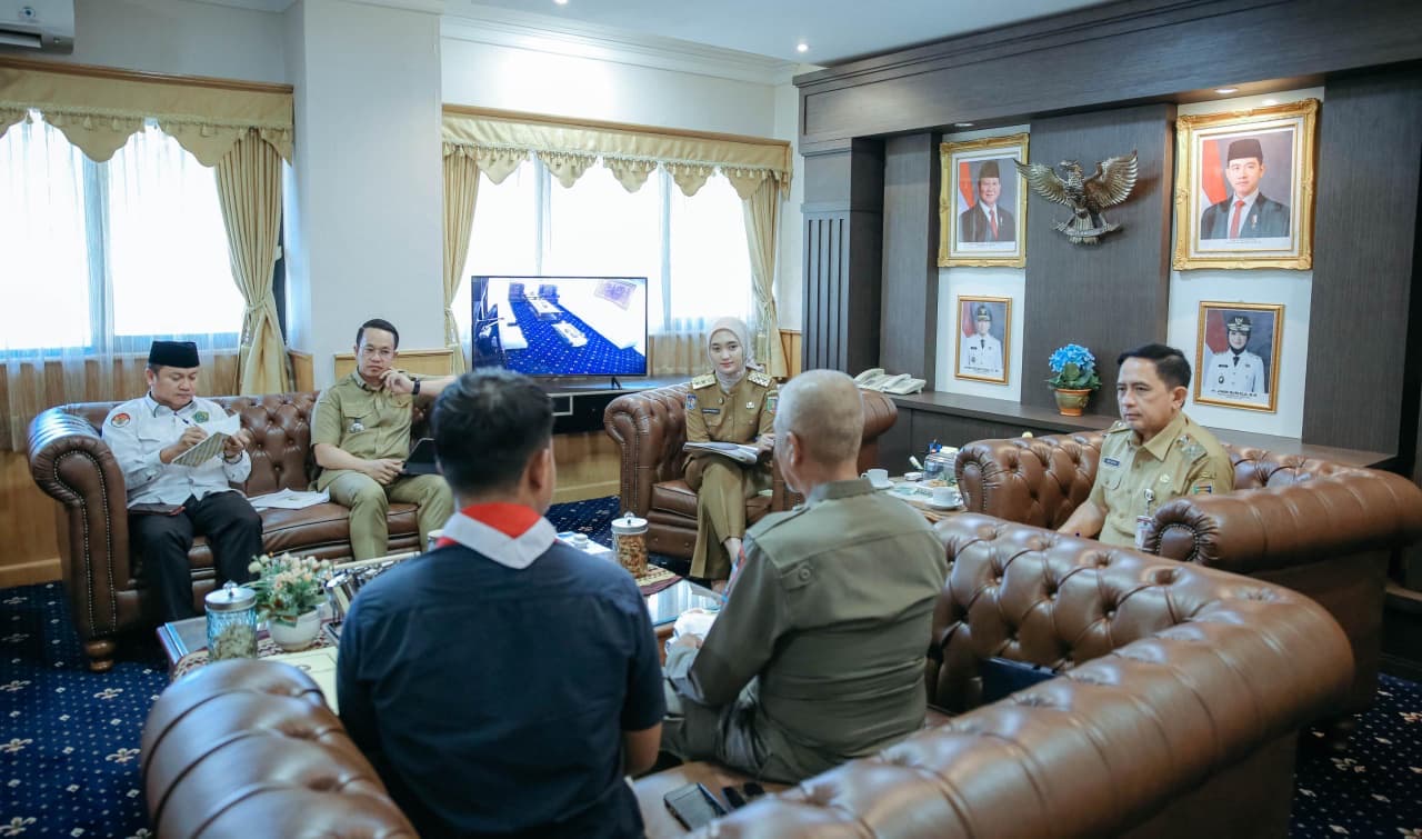 Wagub Jihan Nurlela Terima Kunjungan Kontingen Daerah yang akan Mengikuti Jamnas Pramuka XII di Bumi Perkemahan dan Graha Wisata Cibubur pada 13–21 Agustus 2026